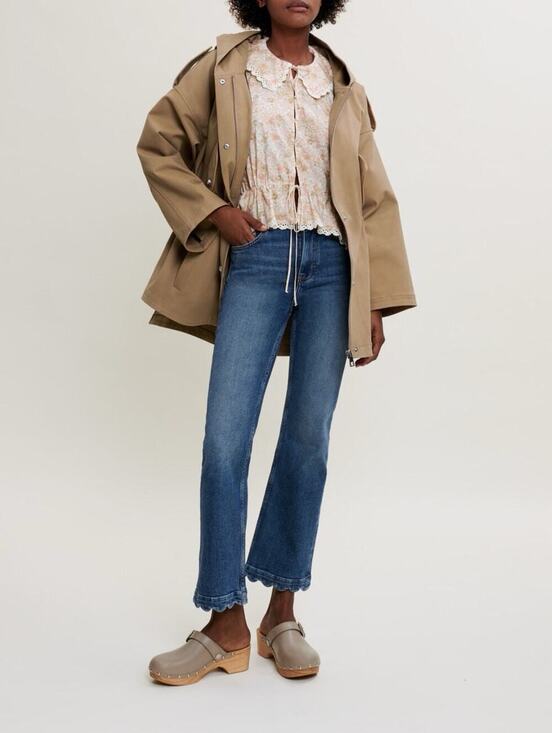 Maje Jackets & Blazers - Maje Oversized Cotton Coat Camel Size 1 Small Can Fit M & L